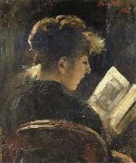 Girl Reading Lovis Corinth